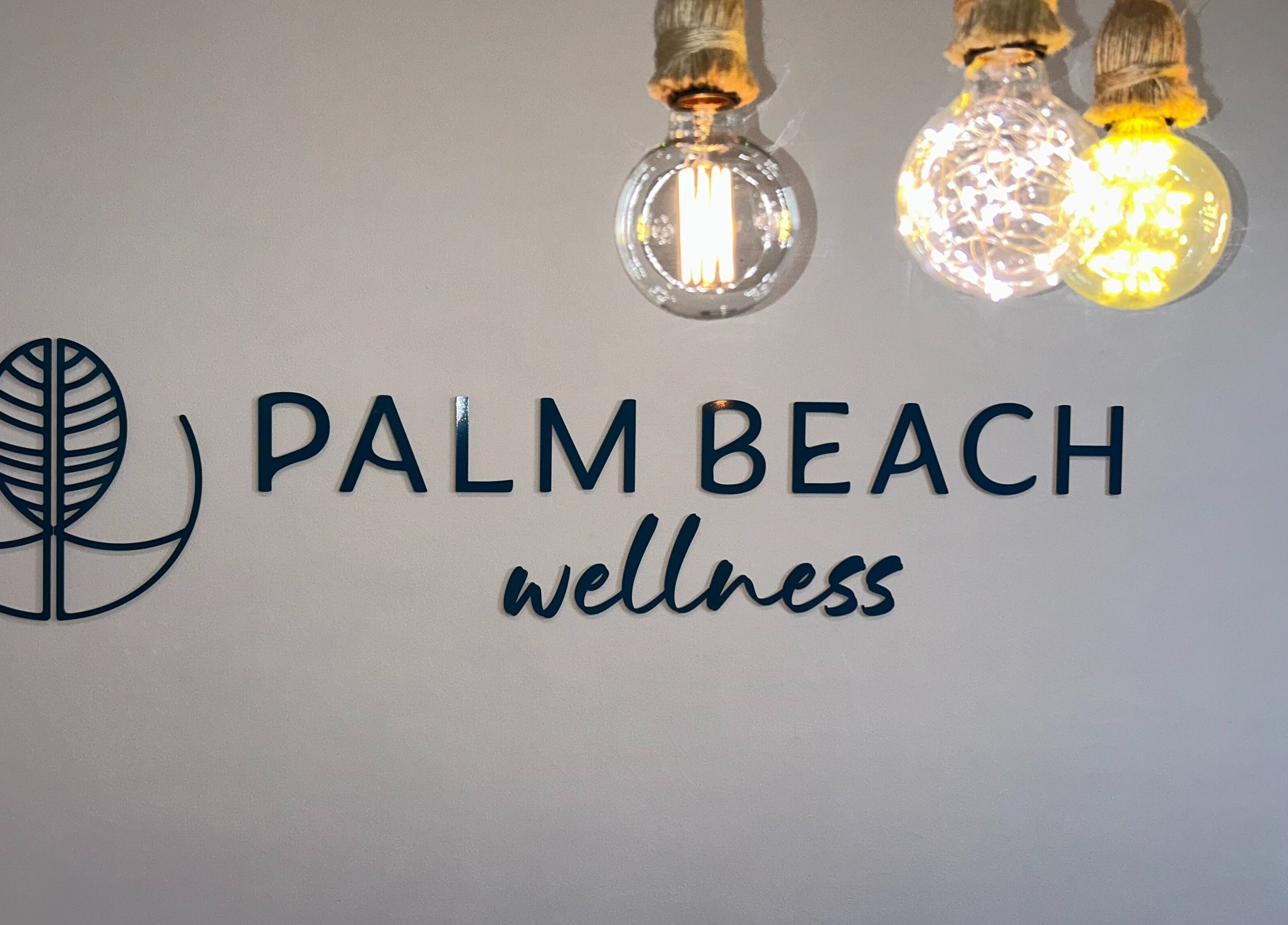 Palm Beach Wellness Nedlands logo with ambient lighting in Nedlands, Western Australia, AU.