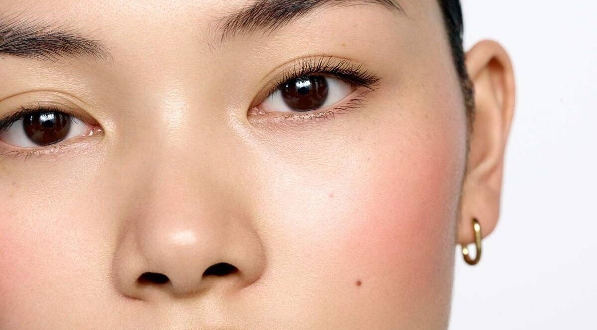 Close-up of a radiant complexion at The Beauty Lab, Enfield, England, GB, showcasing flawless skin beauty.