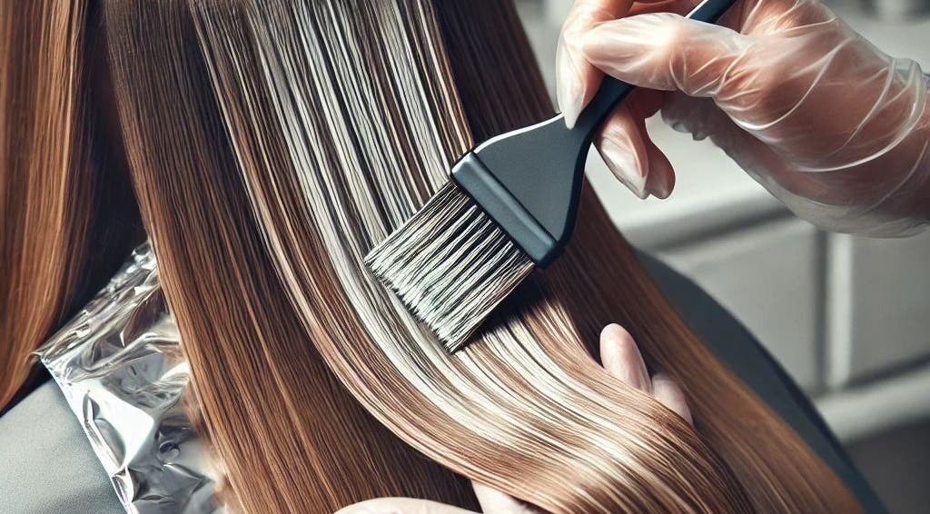 Aplicación de tinte de cabello en Clic Clac, Sant Cugat Del Vallès, Catalunya, ES.