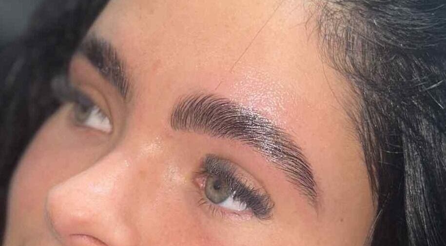 Perfectly sculpted eyebrows at Livray Lounge Cosmetics, Perth, Scotland, GB.