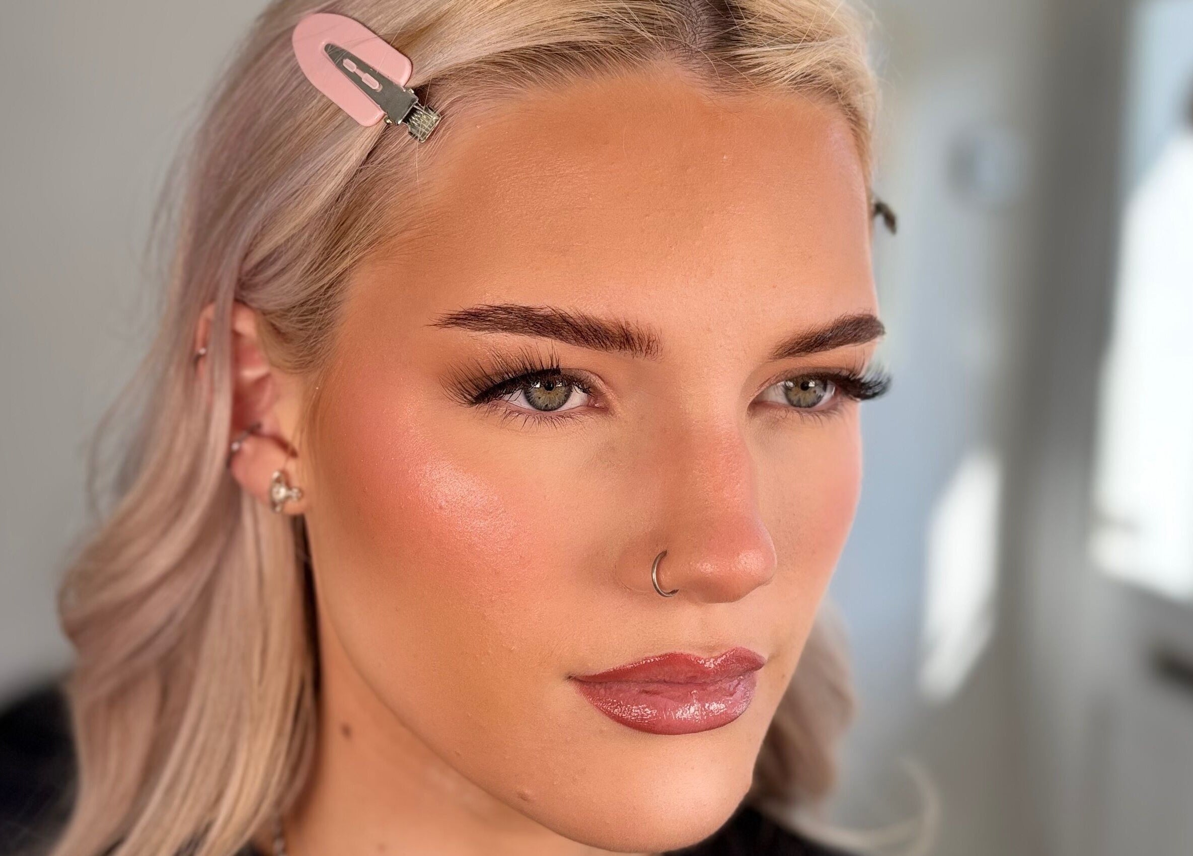 Close-up of elegant makeup at Makeup By Ruby in Chesterfield, England, GB.