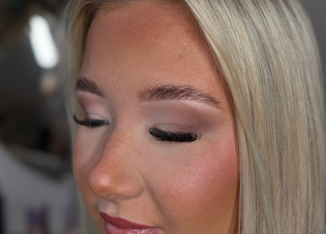 Close-up of flawless makeup by Makeup By Ruby in Chesterfield, England, GB showcasing expertly applied eye makeup.