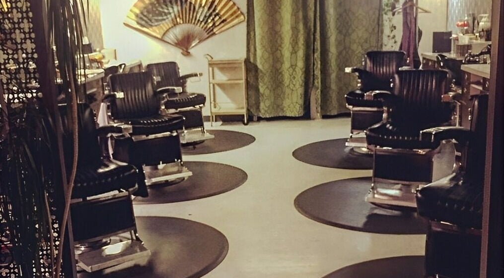 Elegant salon seating at Kirsty Patch Hair, Vancouver, British Columbia, CA. Perfect for luxury hair styling.