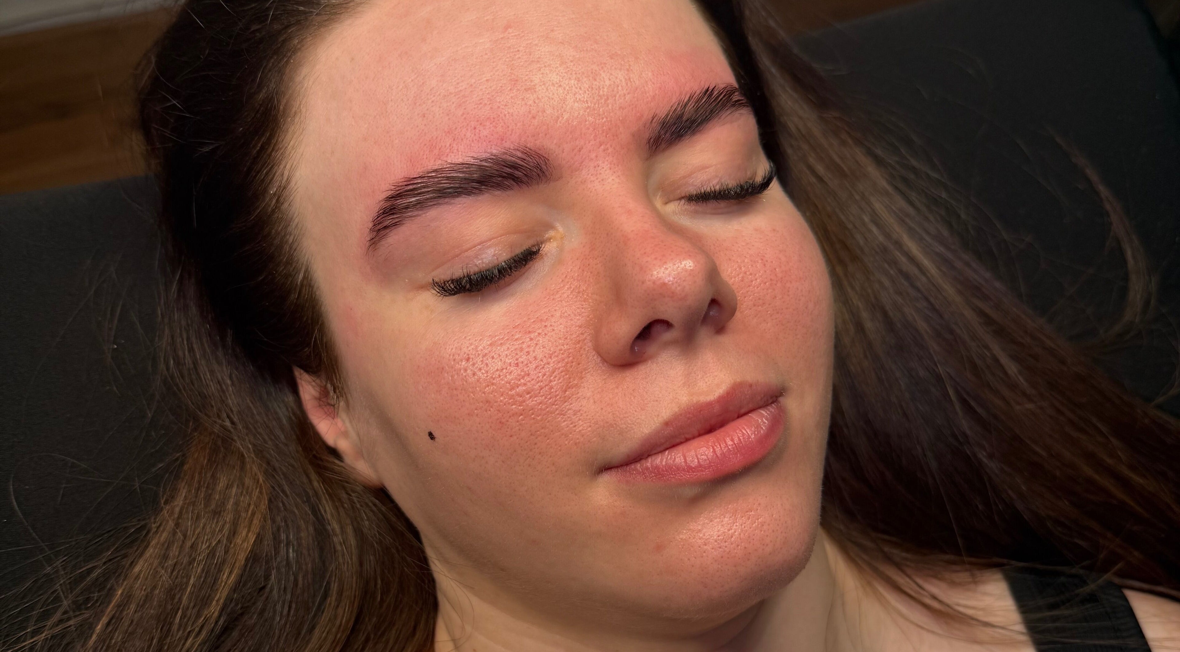 Beautifully groomed eyebrows at By Jemm Marian, Kidsgrove, England, GB, showcasing expertly shaped brows.