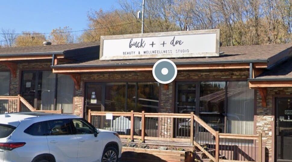 Sunkissed Luxe exterior view in Kenora, Ontario. Rustic charm with welcoming ambiance.