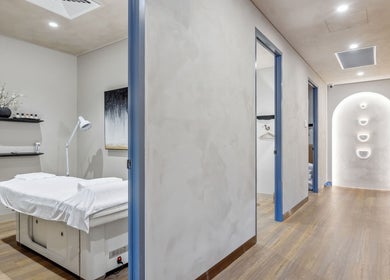 Modern massage room at Local Massage & Reflexology Wembley, featuring elegant decor in Wembley, Western Australia, AU.