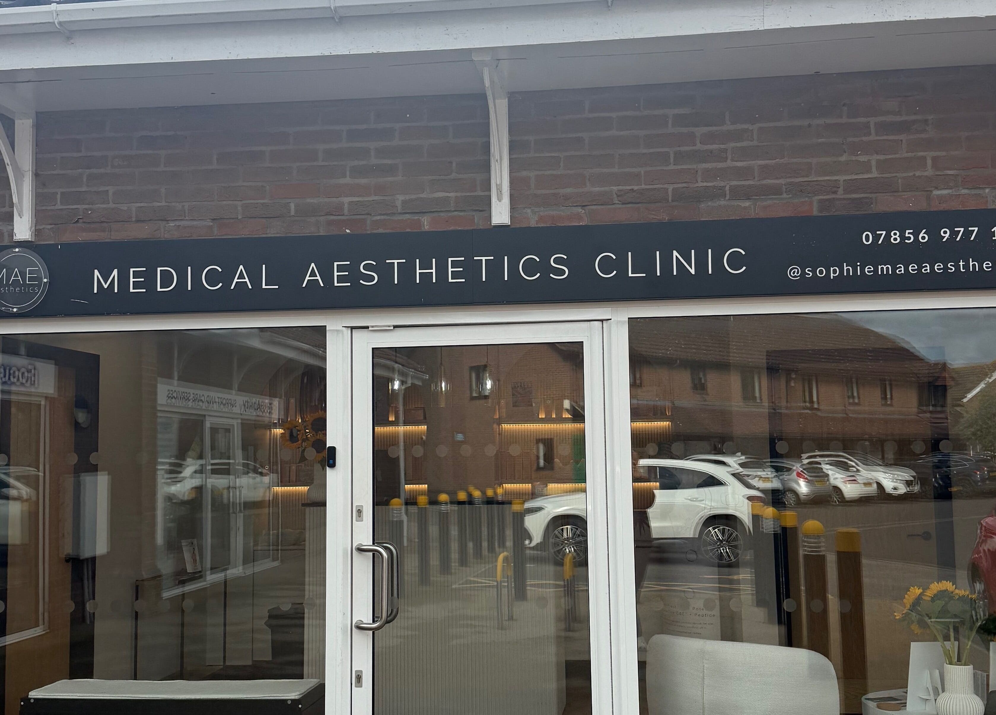 Entrance of ByMorgan's Medical Aesthetics Clinic located in Welton, England, GB.