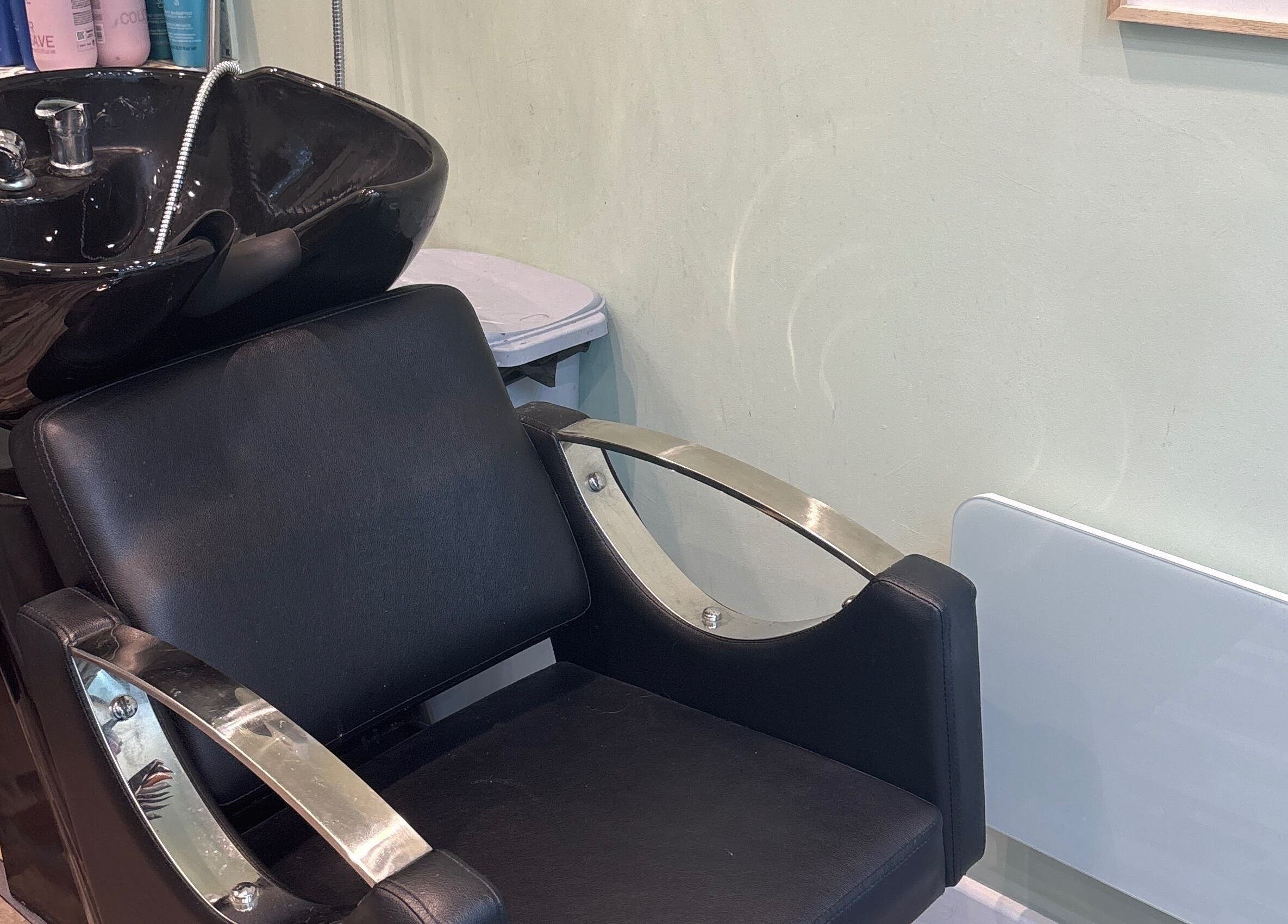 Wash station at Secret Sanctuary in Park Gate, England, GB offering a serene beauty experience.