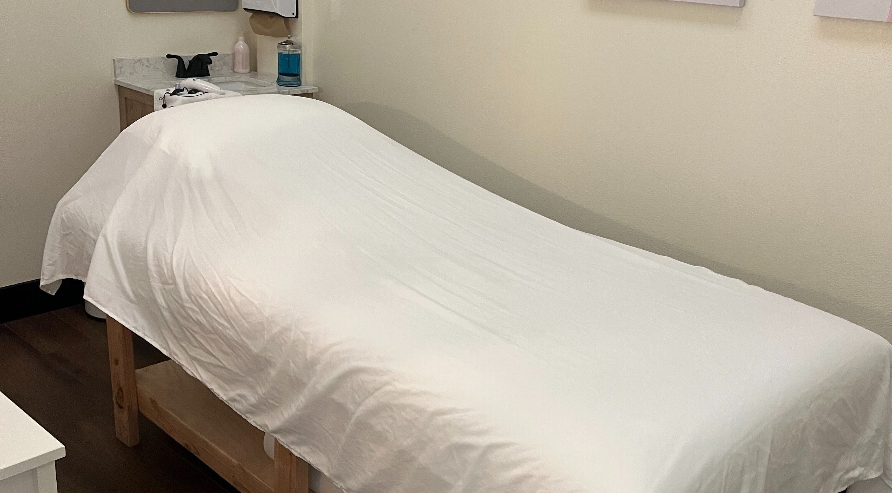 Cozy massage room at June Spa Retreat Thai Massage, Facials and Waxing in Las Vegas, Nevada, US.