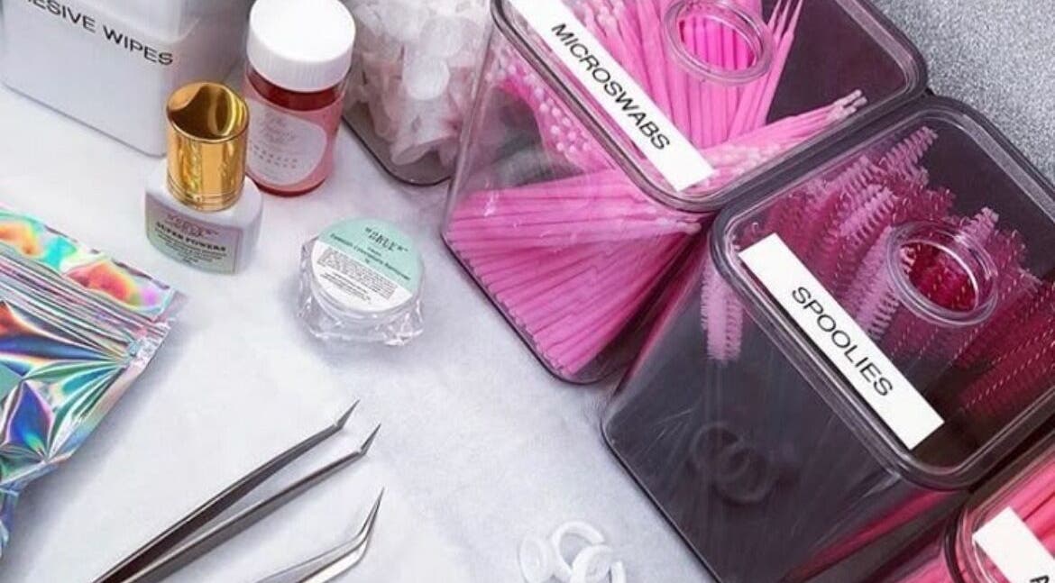 Lash tools and accessories at The Lash Alchemist, Montego Bay, St. James Parish, JM.