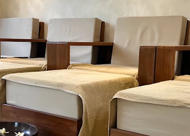 Comfortable spa chairs at Sol Spa Gili, Nusa Tenggara Barat, ID, perfect for ultimate relaxation.