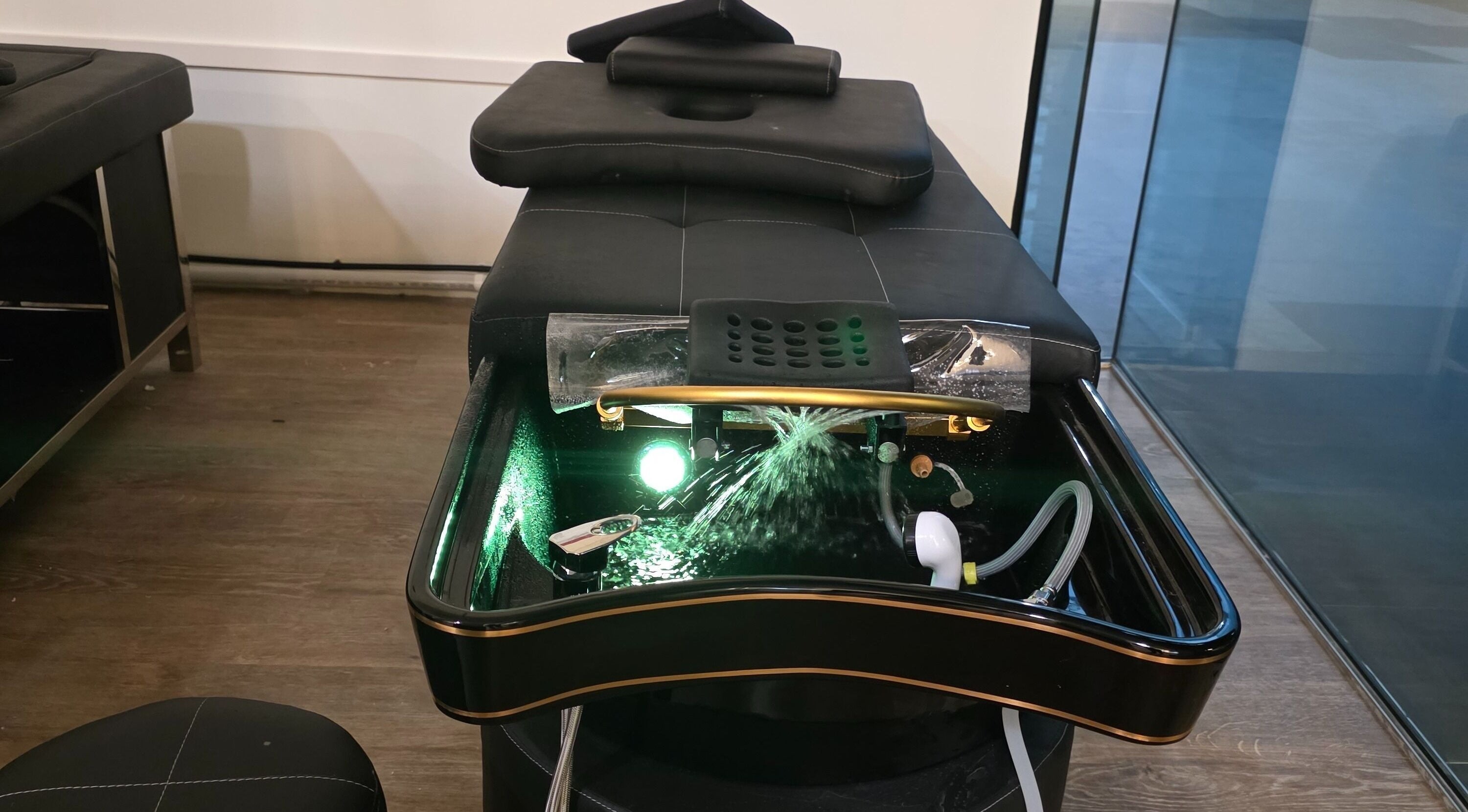 Elegant hydro massage bed at Angels Wellness Spa, Perth, Western Australia, AU, showcasing modern relaxation.