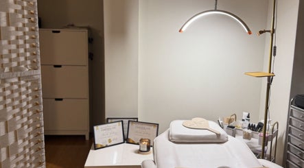 Tranquil treatment room at GAL Makeup & Brow Artistry, Scarborough, Western Australia, AU, featuring a cozy bed.