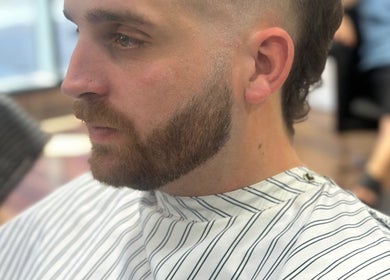 Styled beard at Style Lounge Hairdressing and Barbering, Melbourne, Victoria, AU.