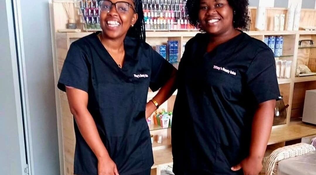 Friendly staff at Tiffany's Beauty Salon in Ballito, Kwazulu-natal, ZA, showcasing a welcoming atmosphere.