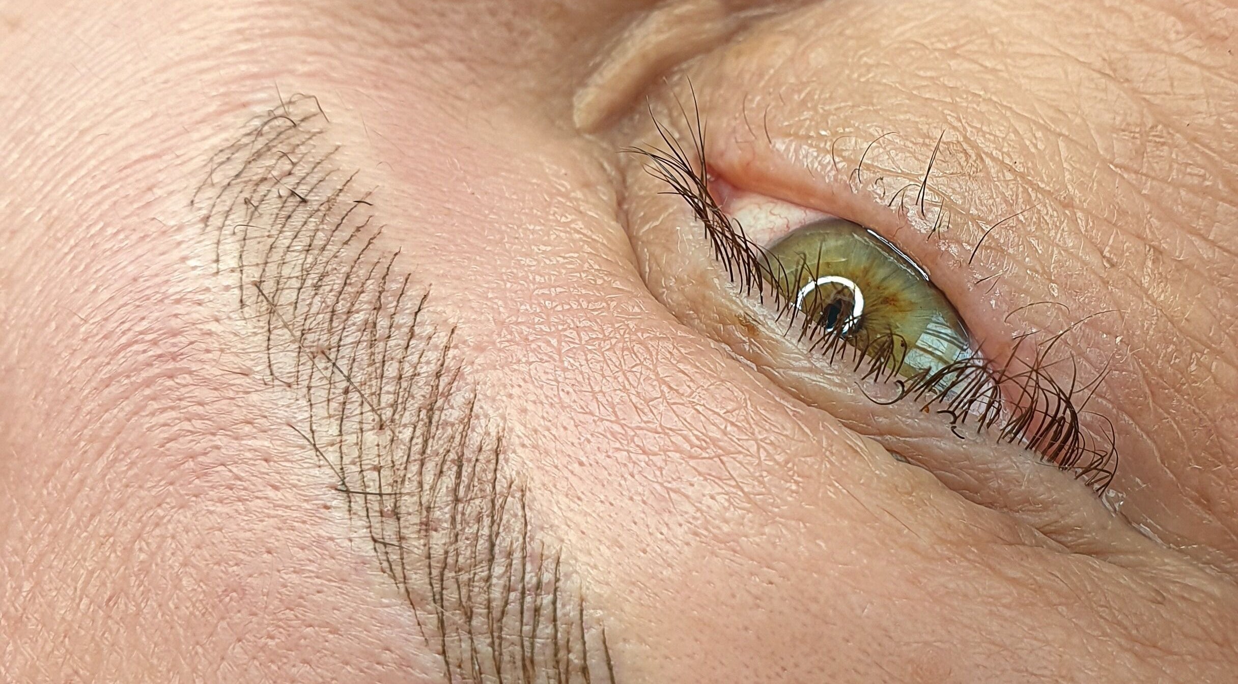 Prim-plan micropigmentare sprâncene la Academia de Micropigmentare Eliza Nae_Balotesti_Ilfov, Baloteşti, Județul Ilfov, RO.