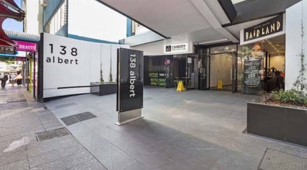 Entrance of Mystyle Thai Massages at 138 Albert, Brisbane City, Queensland, AU.