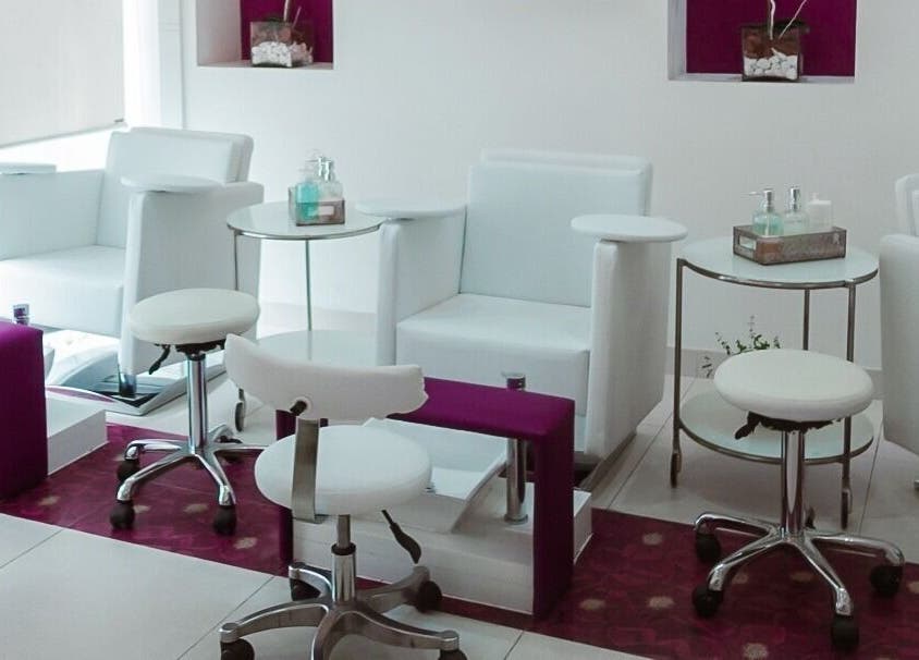 Luxury seating at Nails Couture Ladies Salon in Abu Dhabi, Abu Dhabi, AE, showcasing modern style and comfort.