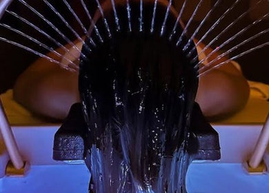 Relaxing scalp spa treatment at Spa Eves | Scalp Spa + Massage in Austin, Texas, US.