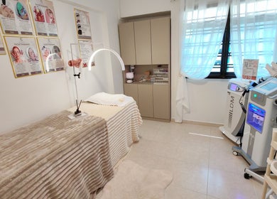 KerLashes Beauty treatment room with equipment, serene ambiance in Singapore, Singapore, SG.