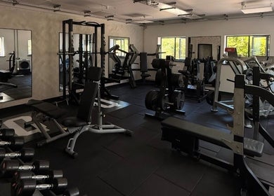 Fully equipped gym at Naomi Clarke PT-The Quarry Health and Fitness in Backwell, England, GB.