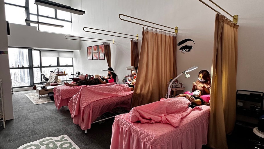 Relaxing treatment area at Eyelashbar.kl in Kuala Lumpur, Wilayah Persekutuan Kuala Lumpur, MY.