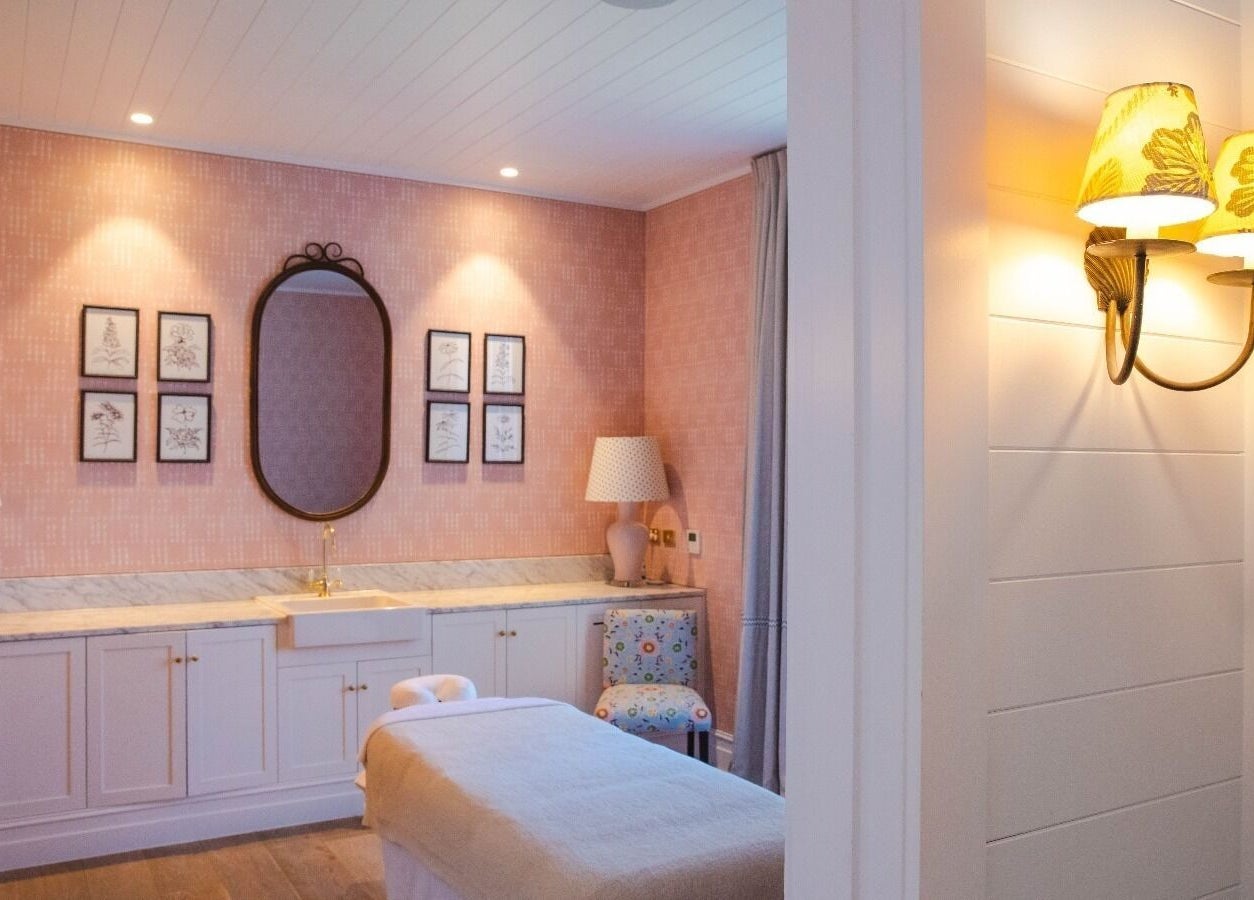 Elegant treatment room at Halcyon Wellness, Cabarita Beach, New South Wales, AU, showcasing comfort and style.