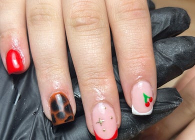 Vibrant and artistic nail designs by Nails by Aisha, Pudsey, England, GB.