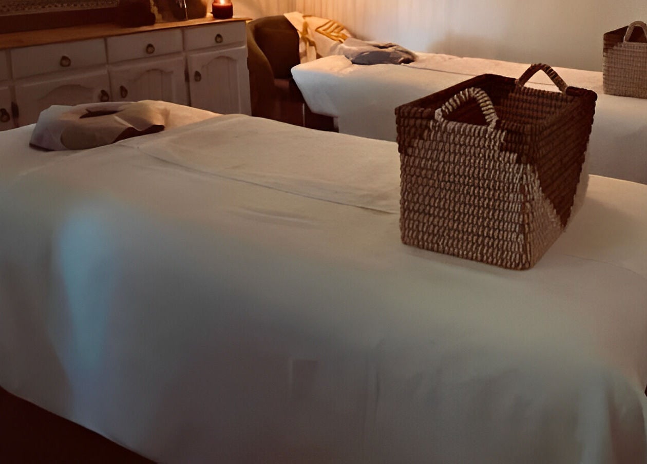 Massage tables at Black Swan Asian Massage Devonport, in a cozy ambiance, Devonport, Tasmania, AU.