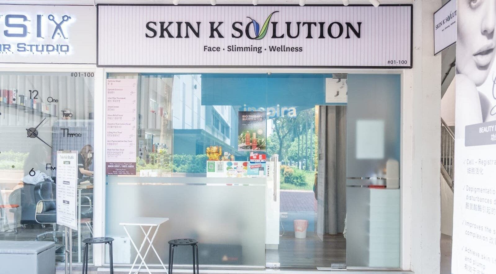 Front view of Skin K Solution Beauty in Singapore, Singapore, SG with a welcoming entrance.