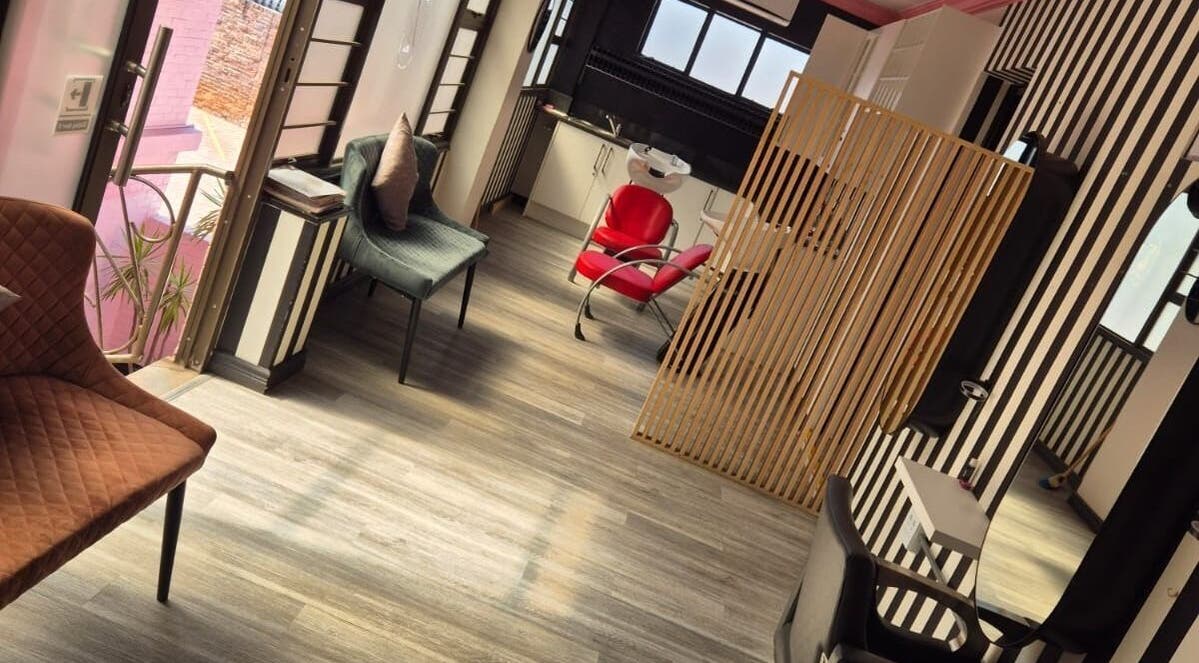 CheZel & Co salon in Springs, Gauteng, ZA with modern decor and comfortable seating.