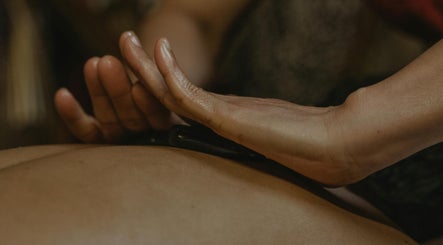Massage therapy session at South Coast Presence in Woodstock, New South Wales, AU.