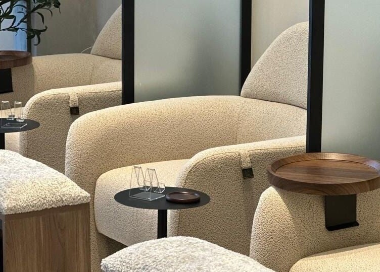 Cozy seating area at So Spa, Riyadh, Riyadh Province, SA, featuring plush chairs and elegant decor.