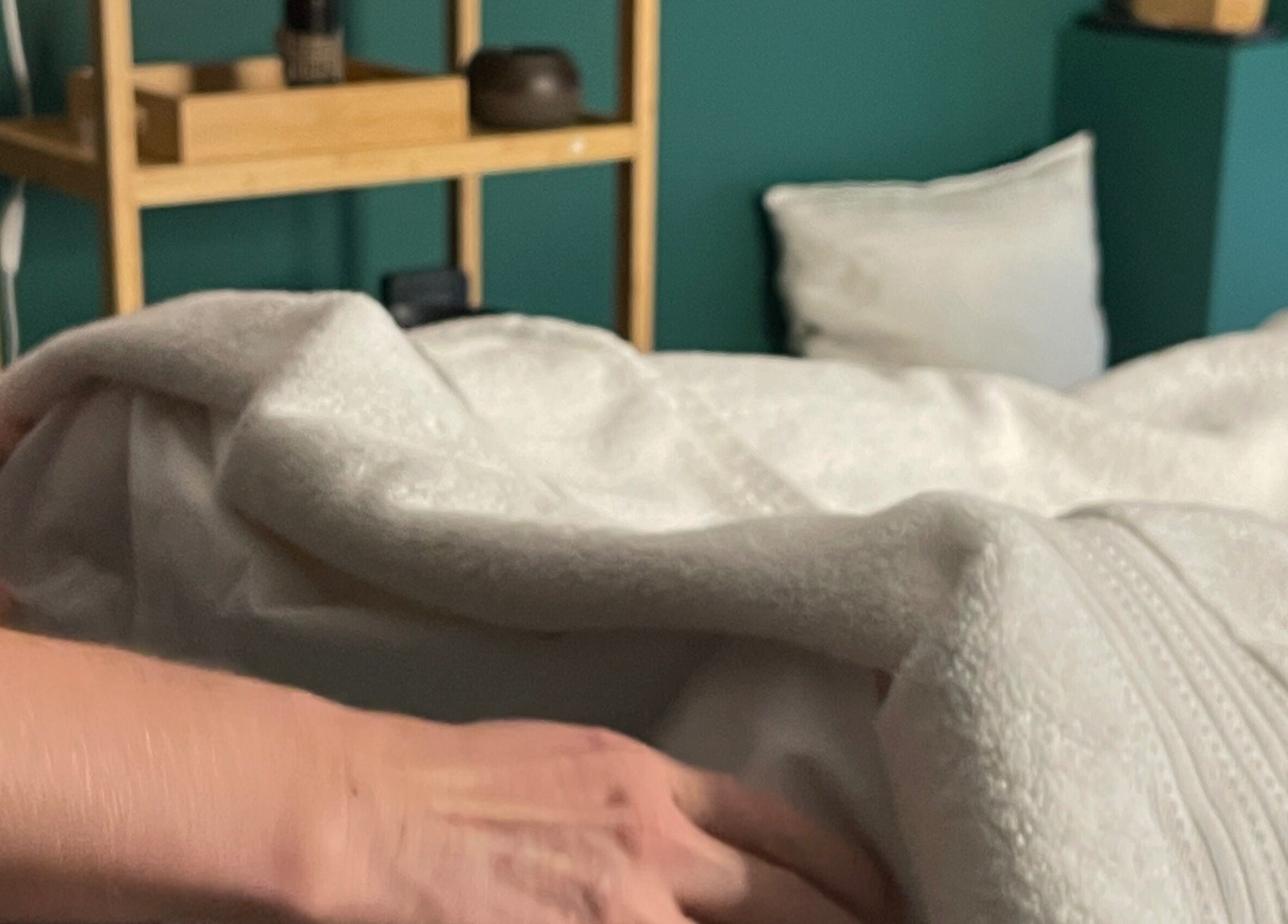 Теплое покрывало в массажном зале Malkat Khaim в Ришон-Леционе, Центр, Израиль.