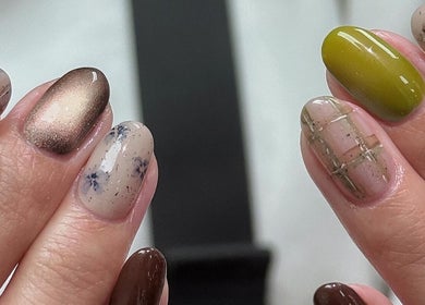 Elegant nail art from Niko Nail Studio in La Verne, California, US showcasing diverse and stylish designs.