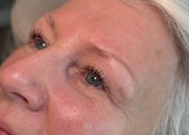 Enhanced eyelashes at Defined by Amy Jane, Altrincham, England, GB, showcasing beauty services for glowing skin.