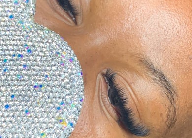 Elegant lash extensions at The Elegance Bootique in St. Catharines, Ontario, CA. Beauty and style highlight.