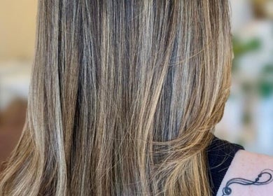 Blonde highlights beautifully styled at Jessi Do My Hair, Dee Why, New South Wales, AU salon.