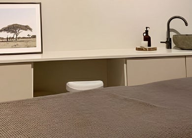 Espace détente chez Aux Petits Soins d'Auré - Aurélie Laporta à Lillois-Witterzée, Région Wallonne, BE.