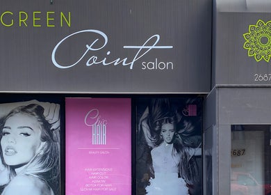 Anástasis Beauty storefront in Brooklyn, USA, US, featuring stylish salon signage and vibrant decor.