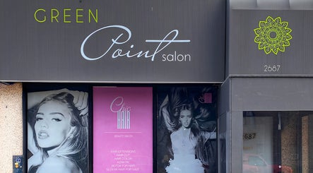 Anástasis Beauty storefront in Brooklyn, USA, US, featuring stylish salon signage and vibrant decor.