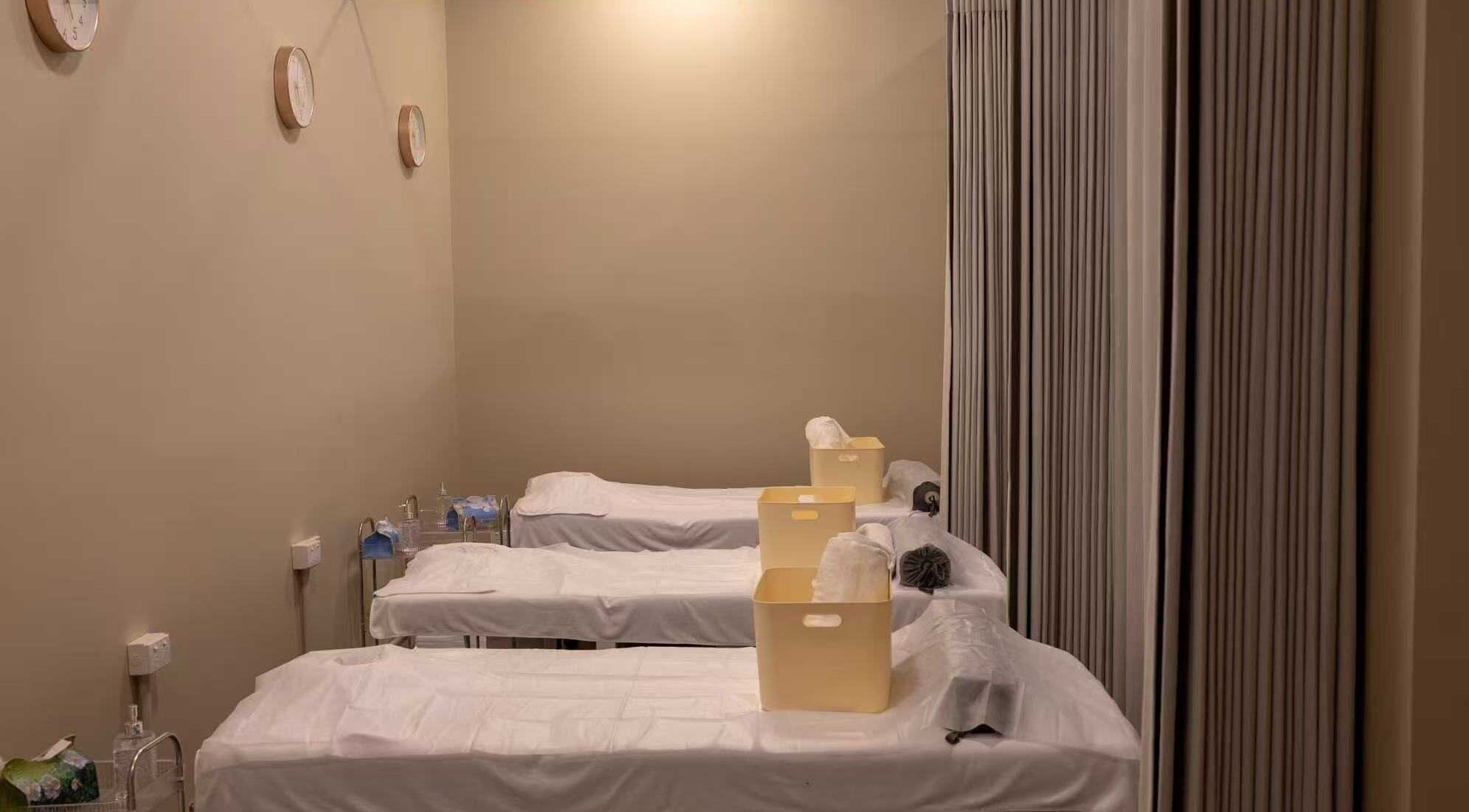 Cozy Time Massage in Coolangatta, Queensland offers tranquil massage beds for a relaxing experience.