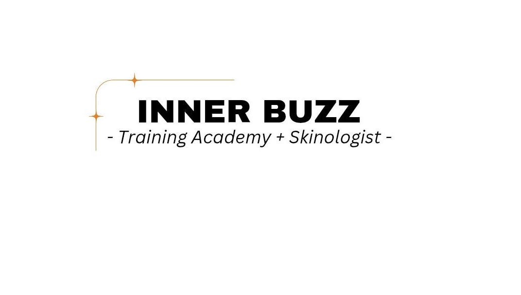 Inner Buzz logo featuring training academy and skinologist services in Redcar, England, GB.