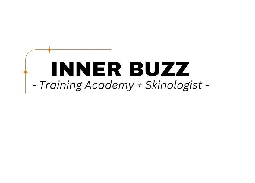 Inner Buzz logo featuring training academy and skinologist services in Redcar, England, GB.