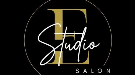 Logo of Studio E Salon in Fort Myers, Florida, US featuring a stylish gold and white design on black.