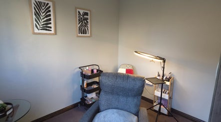 Comfortable lash service area at The Lash Room Aspen, Johannesburg, Gauteng, ZA with modern decor.