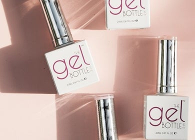 Stylish nail gel bottles at Sugarbombwax Medan, Sumatera Utara, Sumatera Utara, ID.