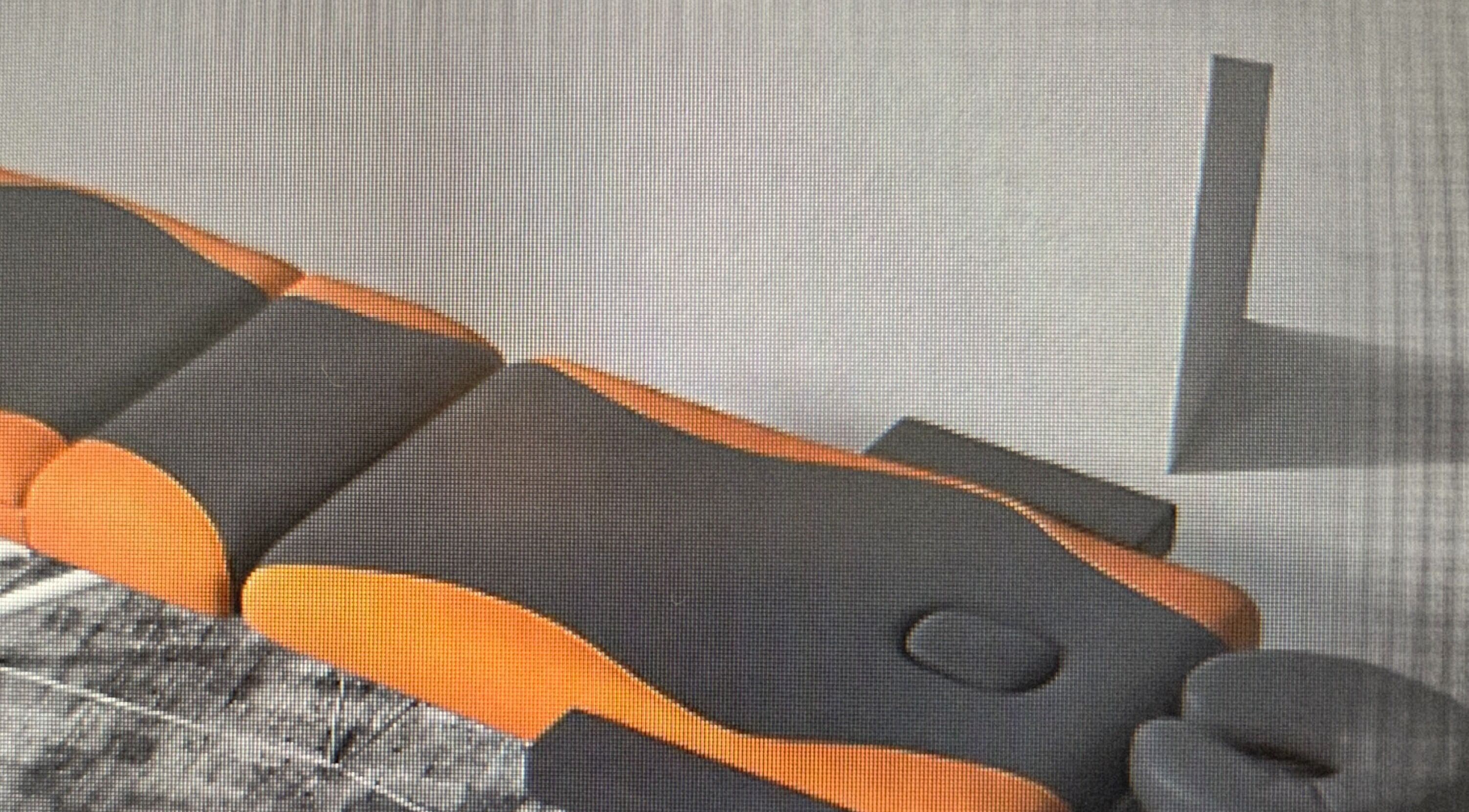 A modern massage table at Healing Hands Therapy, Stafford, England, GB, set for a relaxing therapy session.