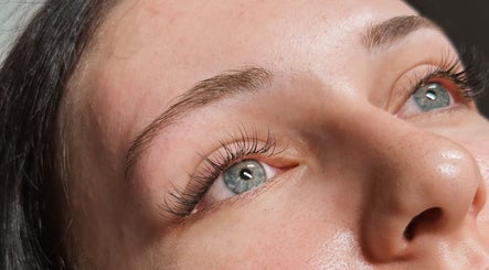 Close-up of expertly styled lashes at Lashed By Nelmarie, Pretoria, Gauteng, ZA.