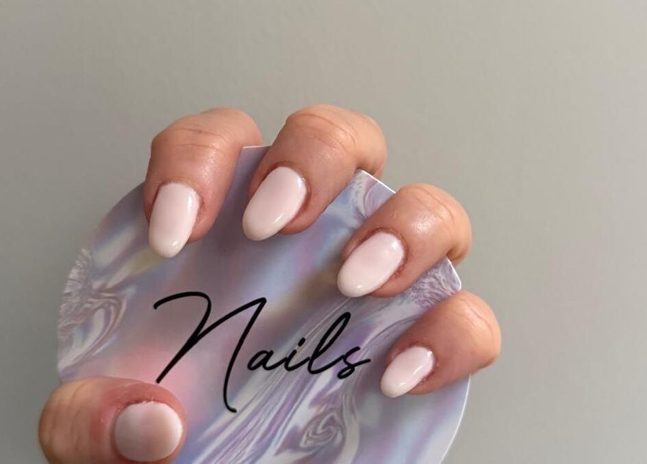 Chic nails at Milita's Nails, Samantha James, Redhill, England. Elegant nail art display.